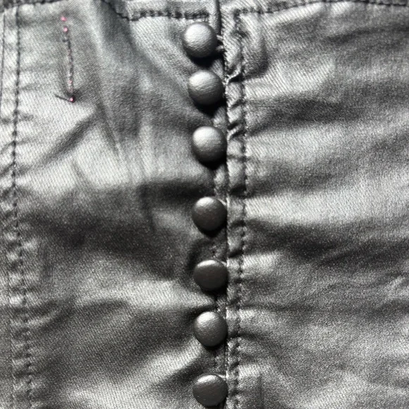 Edikted Black Faux Leather Corset Bustier Top (M, NWT) - Picture 4 of 6